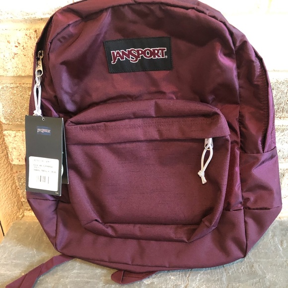 Jansport burgundy backpack Clearance